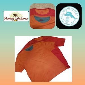 TWO TOMMY BAHAMA pocket T shirts. 100% Pima cotton.